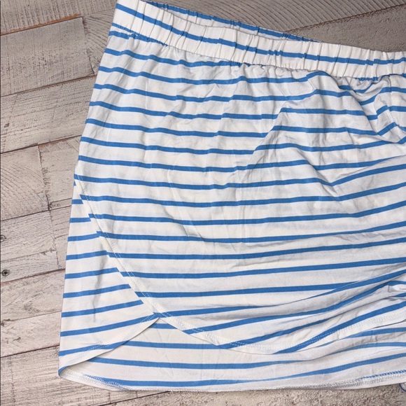 Old Navy Blue Stripe Lounge Women's Sunday Sleep Shorts Pajama 4X - Picture 14 of 14